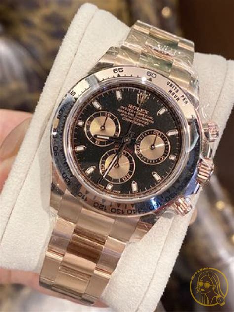 rolex daytona 玫瑰 金